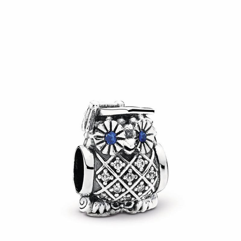 Pandora Graduate Owl Charm Silver Egypt BI3275061